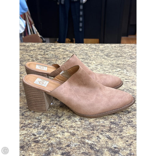 Shoes Heels Block By Dolce Vita In Tan, Size: 10