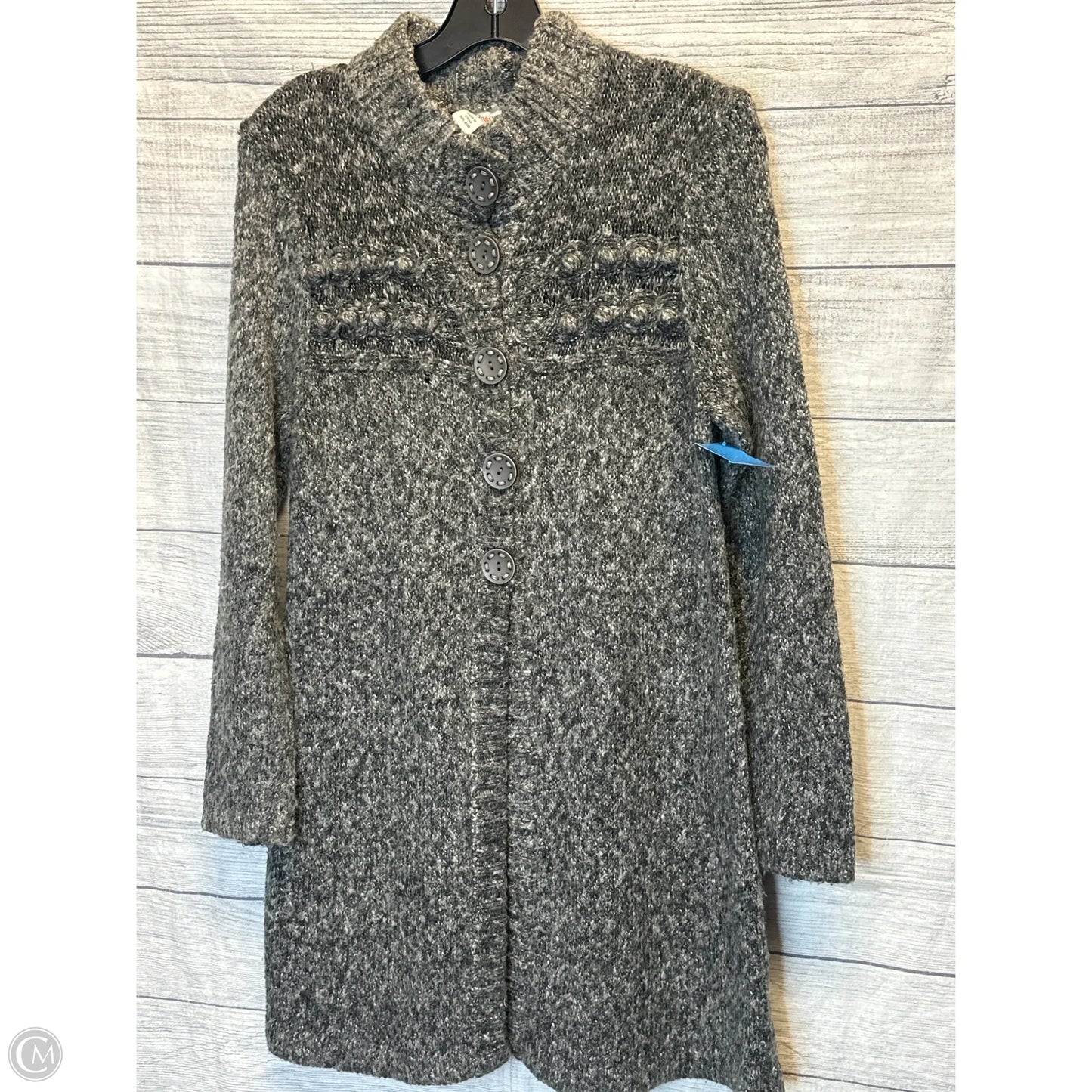 Sweater Cardigan By Style And Company In Grey, Size: S