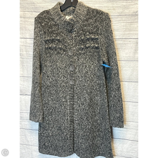 Sweater Cardigan By Style And Company In Grey, Size: S