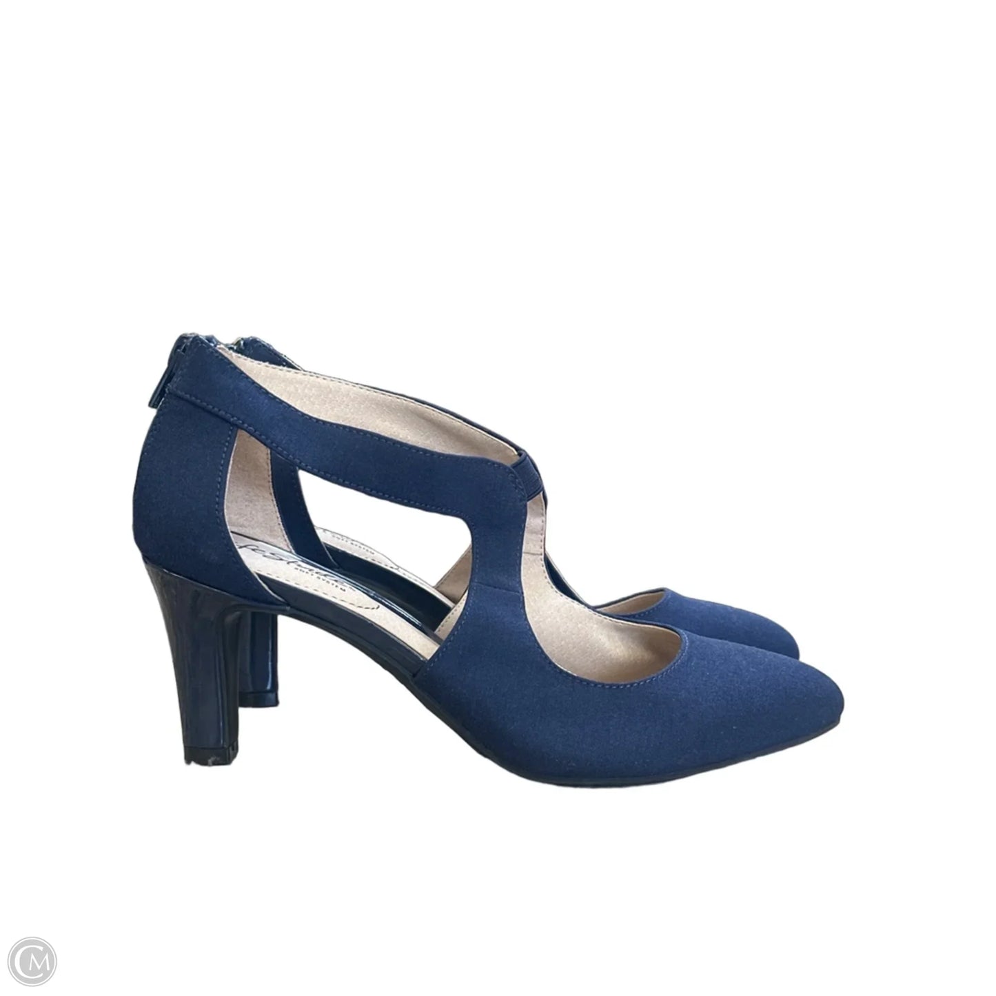 Shoes Heels Kitten By Life Stride In Navy, Size: 8