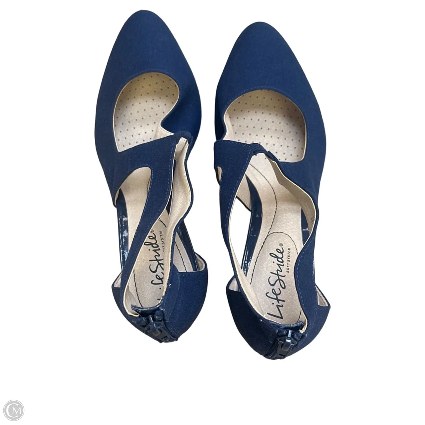 Shoes Heels Kitten By Life Stride In Navy, Size: 8