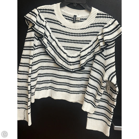 Sweater By Divided In Black & White, Size: L