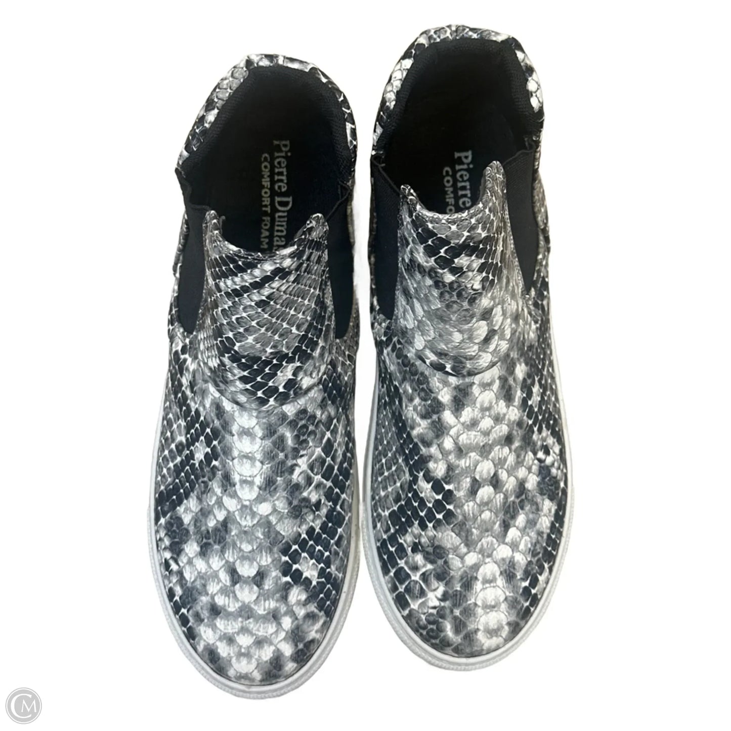Shoes Athletic By Pierre Dumas In Snakeskin Print, Size: 8