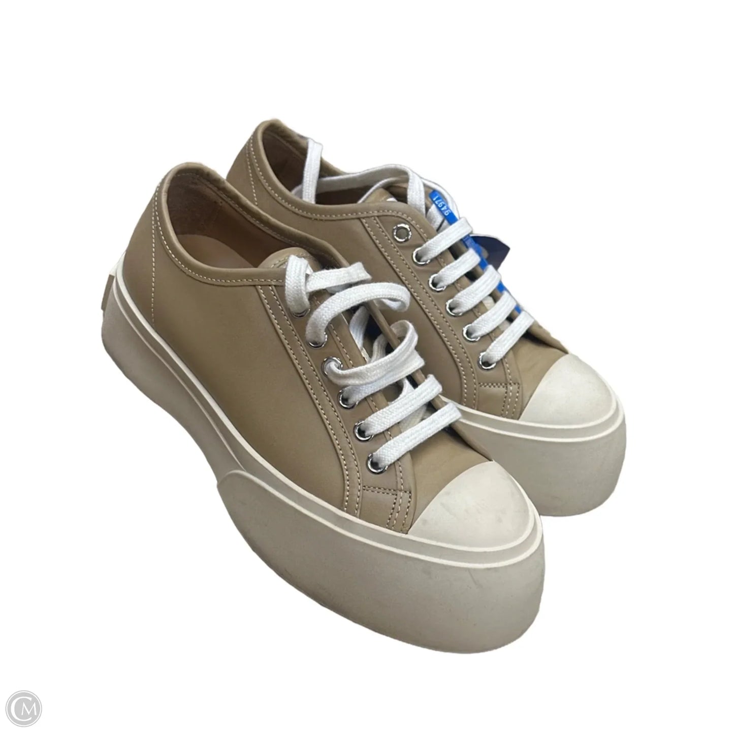 Shoes Designer By Marni In Tan & White, Size: 6