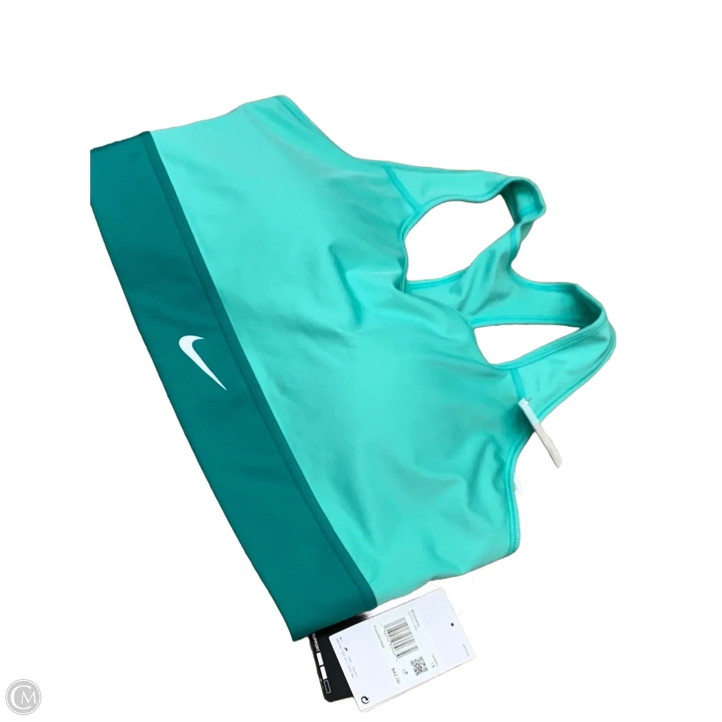 Athletic Bra By Nike In Green, Size: 1x