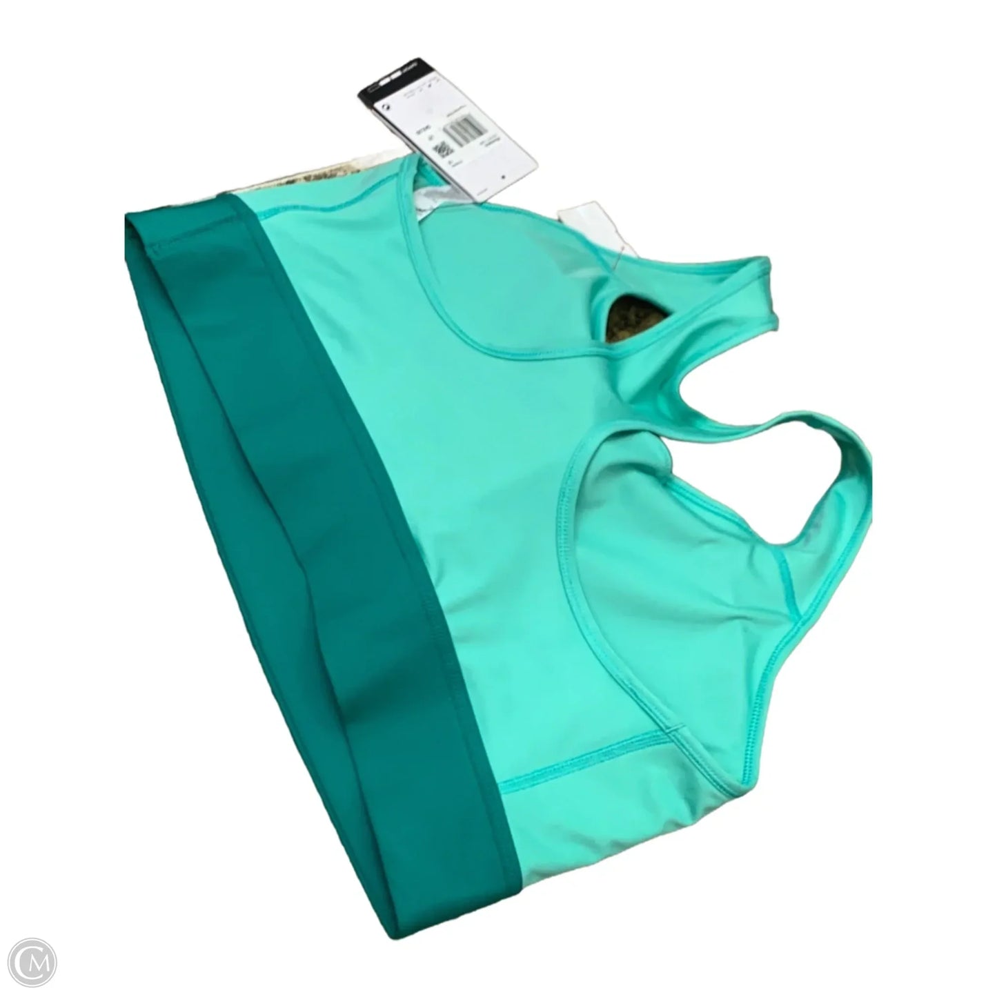 Athletic Bra By Nike In Green, Size: 1x