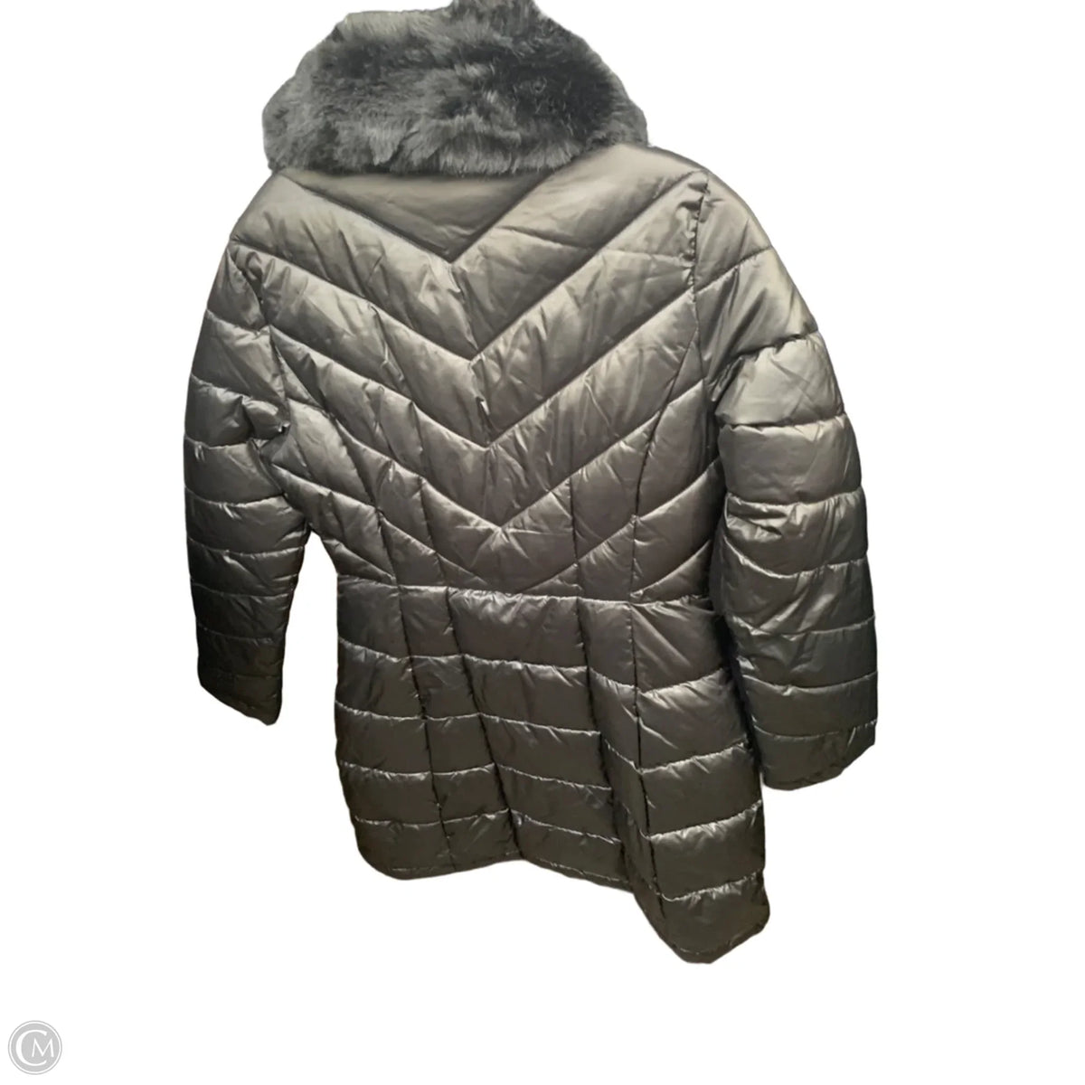 Coat Parka By Kenneth Cole In Black, Size: S