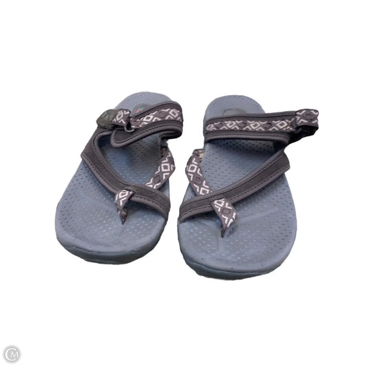 Sandals Flats By Skechers In Brown, Size: 9