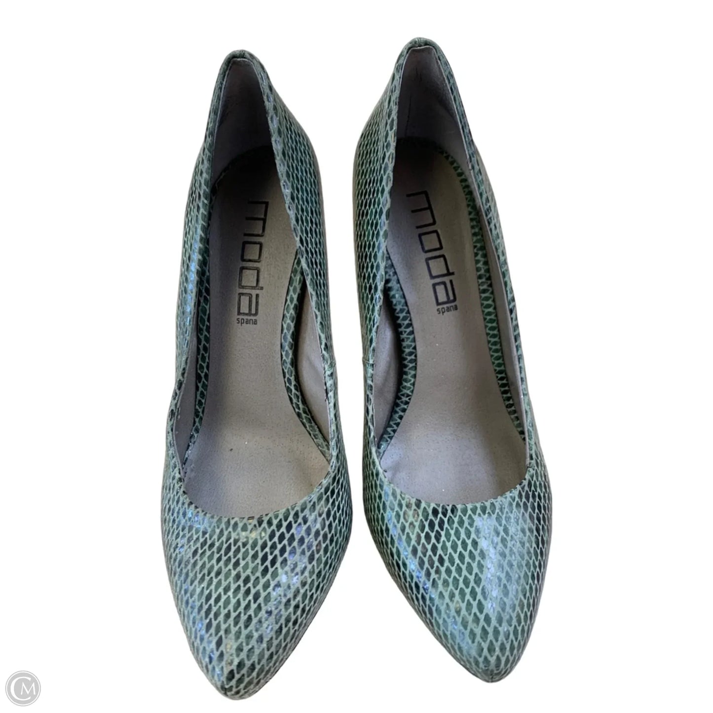 Shoes Heels Stiletto By Cmf In Green, Size: 5