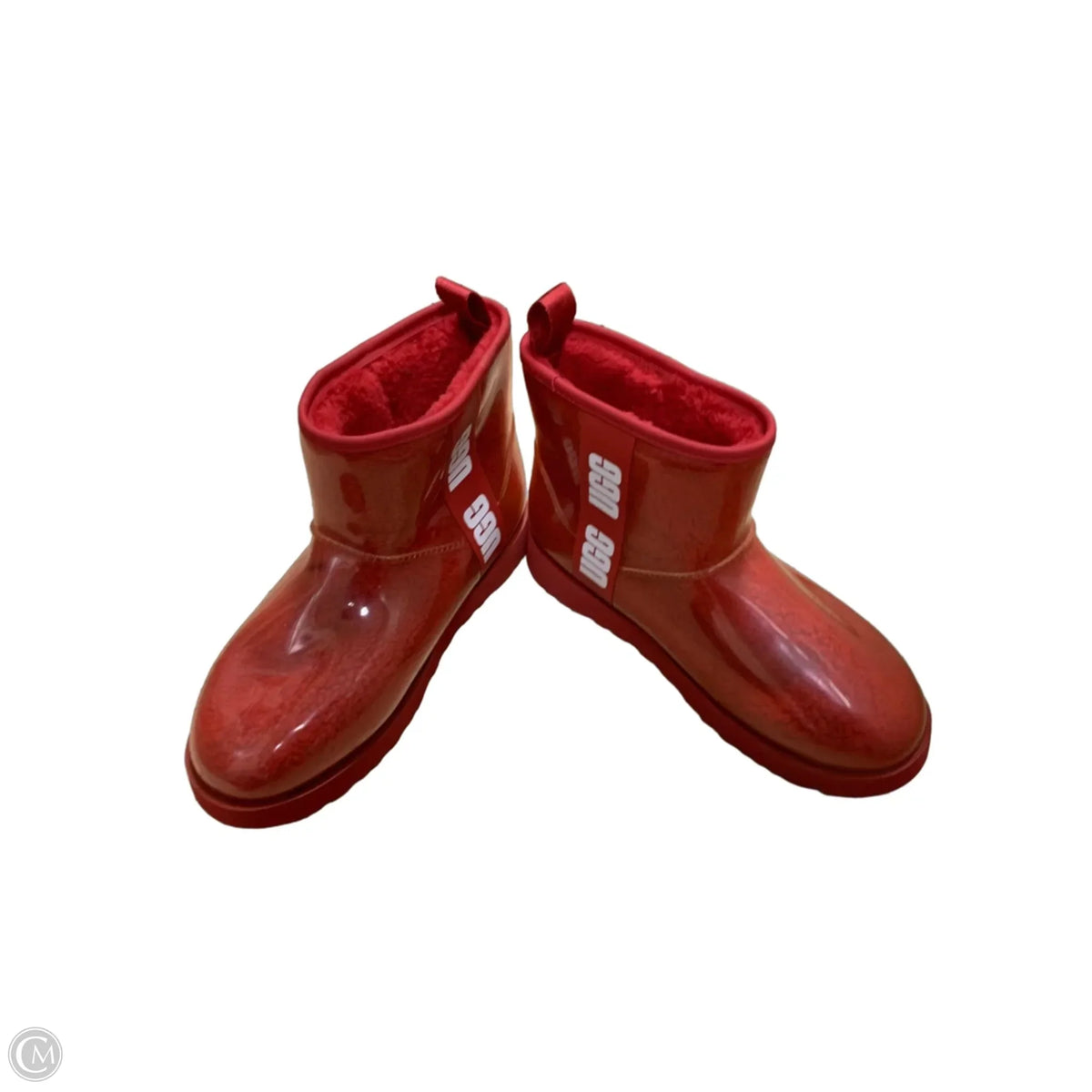 Boots Designer By Ugg In Red, Size: 9