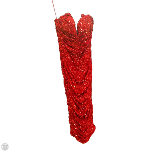 Dress Party Long By Fashion Nova In Red, Size: L