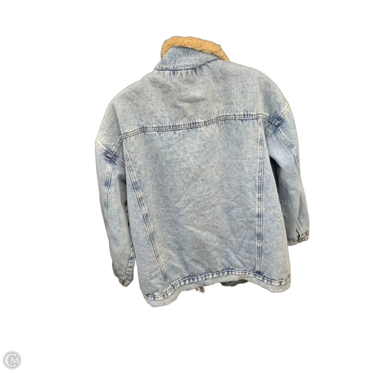 Jacket Denim By Cmf In Blue Denim, Size: S