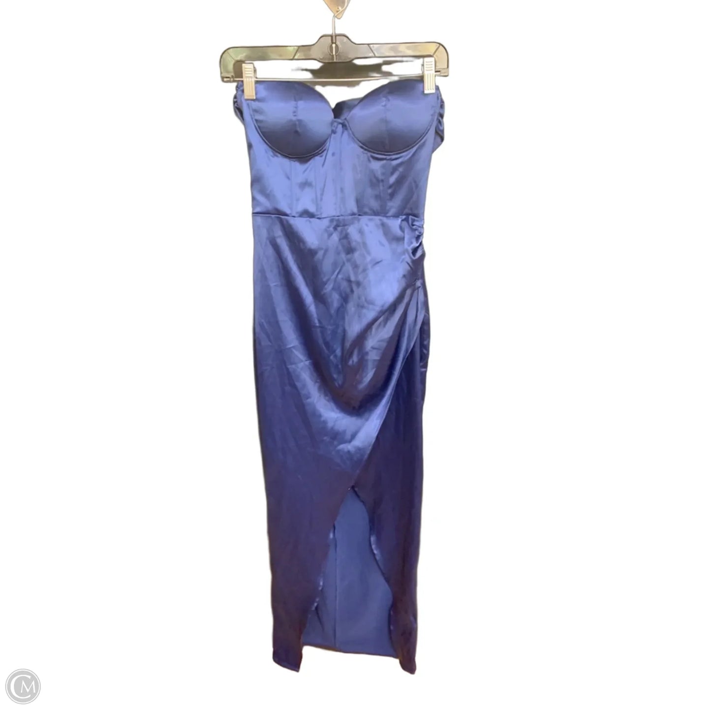 Dress Party Long By Fashion Nova In Blue, Size: S