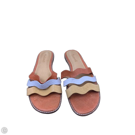 Sandals Flats By Madewell In Multi-colored, Size: 8.5