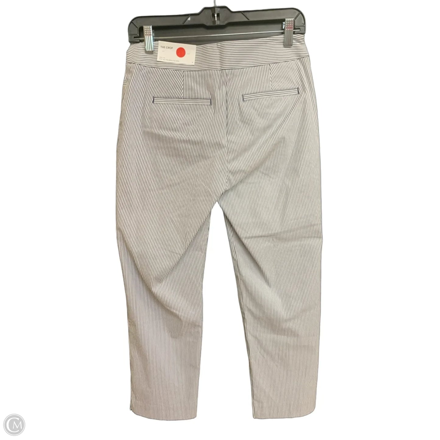 Pants Cropped By Ann Taylor In Striped Pattern, Size: 0