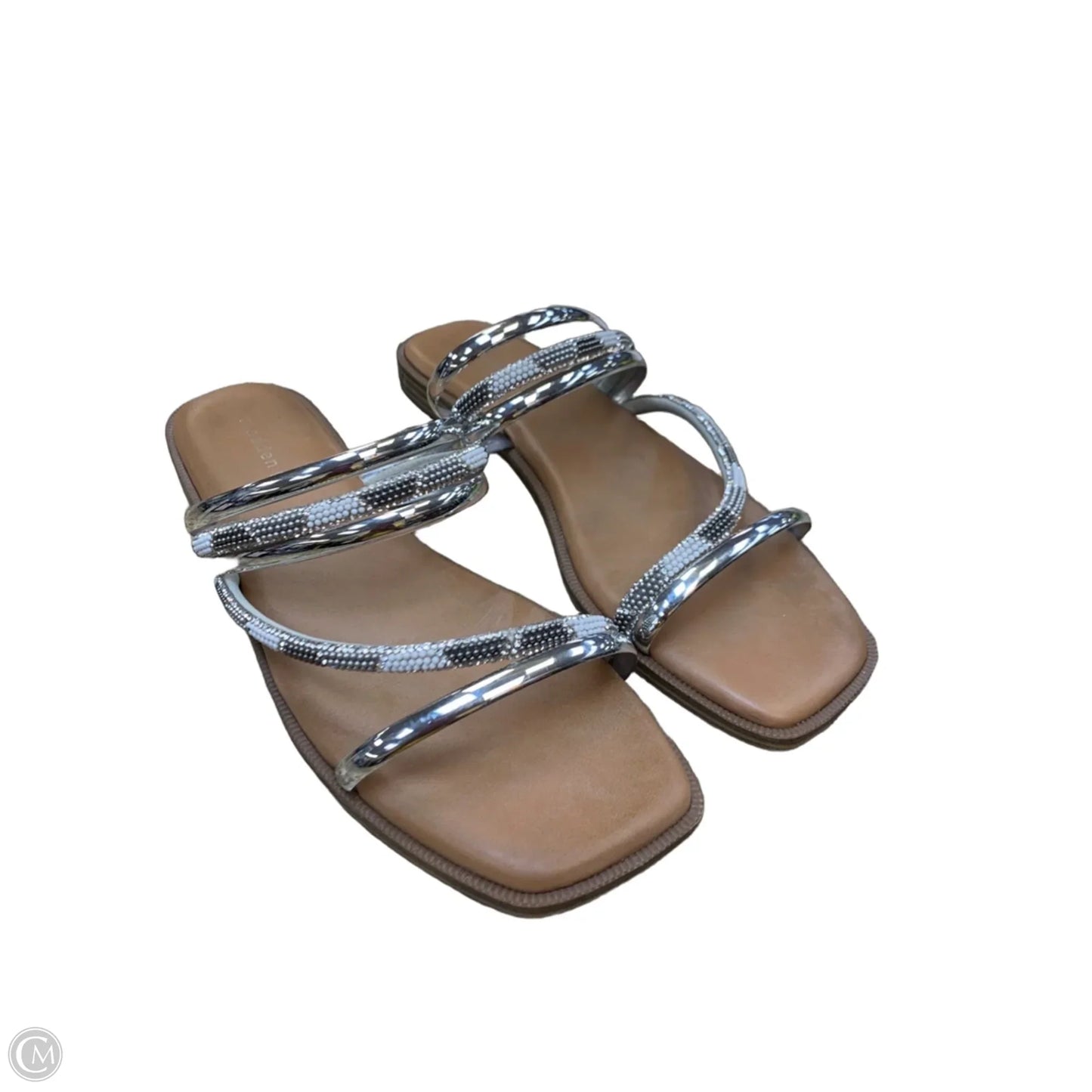 Sandals Flats By Madden Girl In Silver, Size: 8