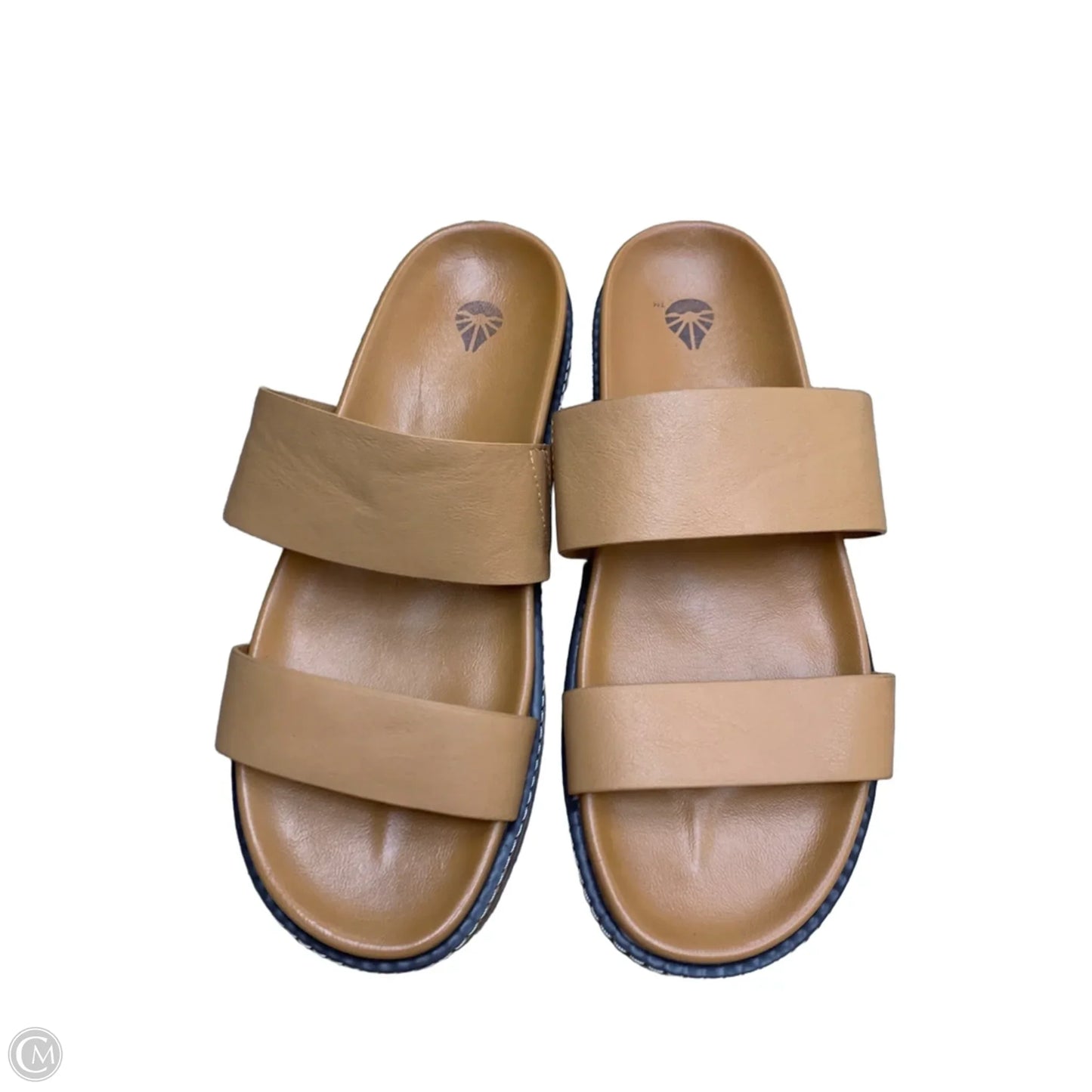 Sandals Flats By Cme In Tan, Size: 10