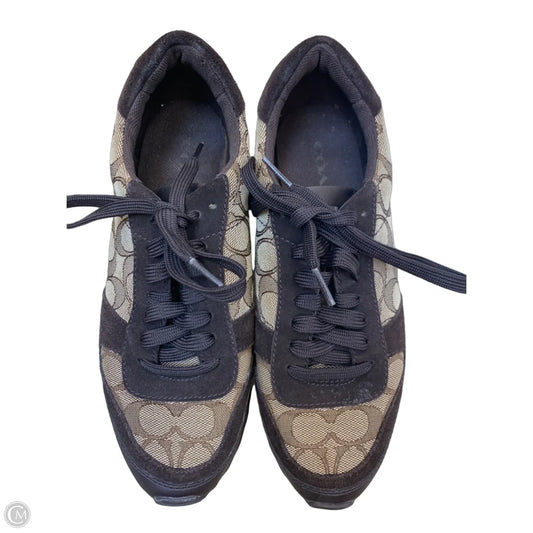 Shoes Designer By Coach In Brown, Size: 7.5