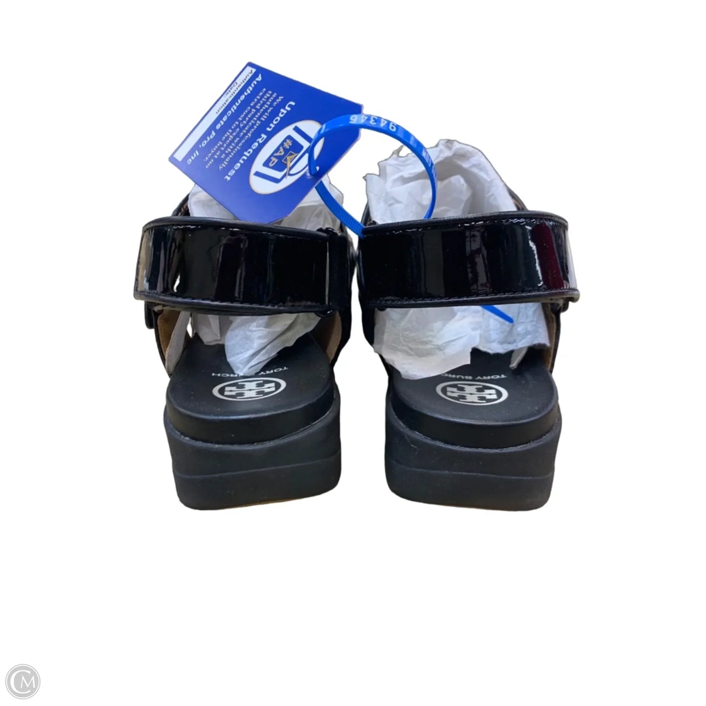 Sandals Designer By Tory Burch In Black, Size: 8.5
