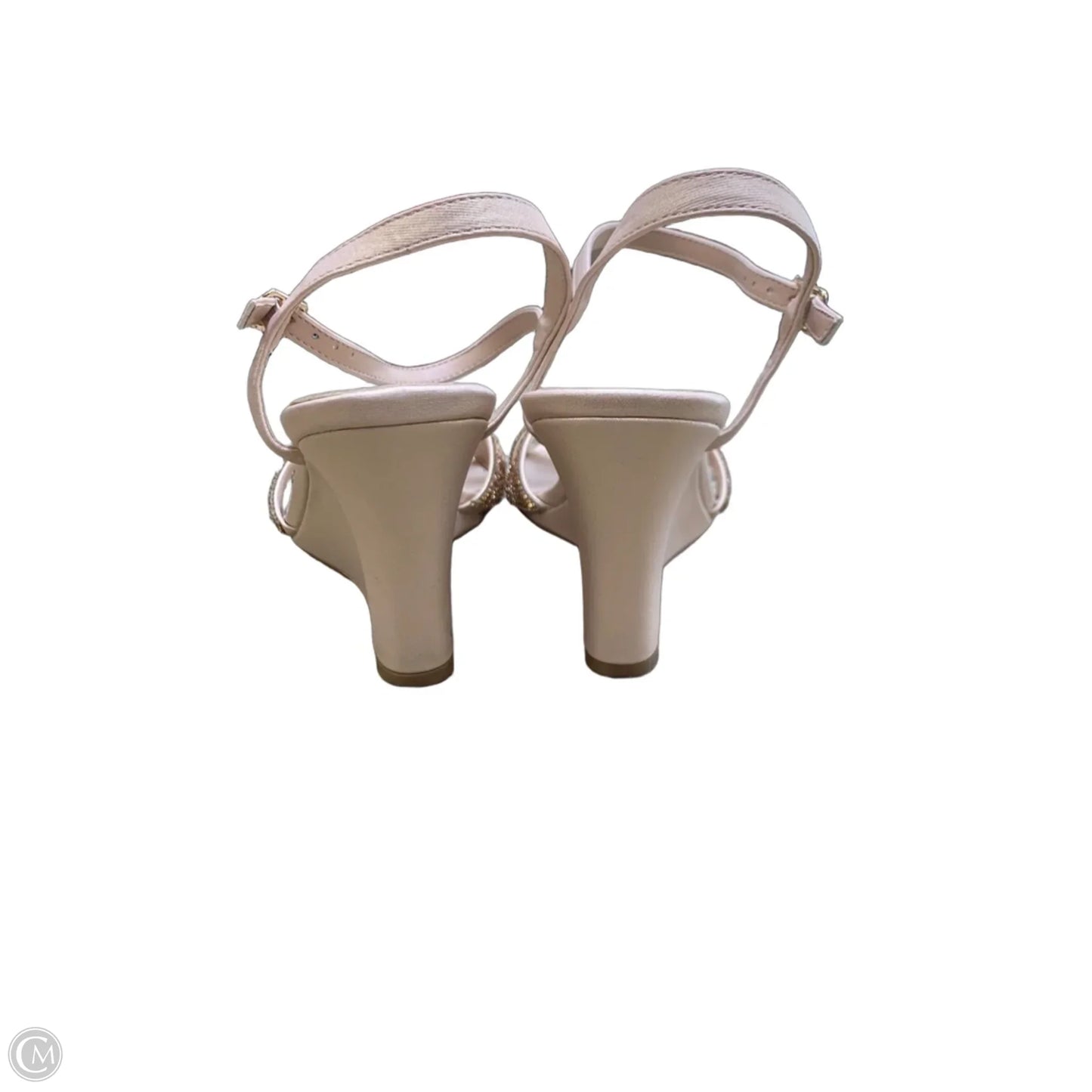 Sandals Heels Wedge By Cmf In Pink, Size: 10