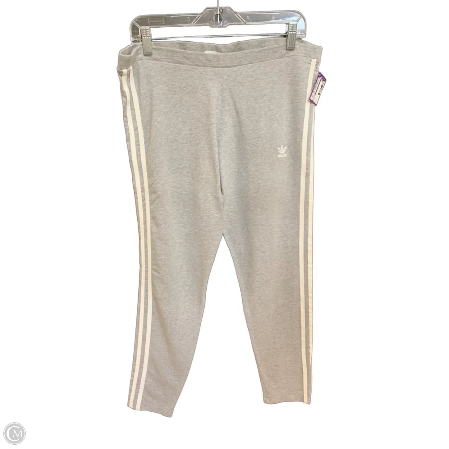 Athletic Pants 2pc By Adidas In Grey, Size: Xl