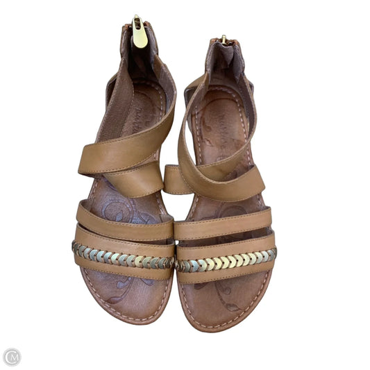 Sandals Flats By Nurture In Tan, Size: 7