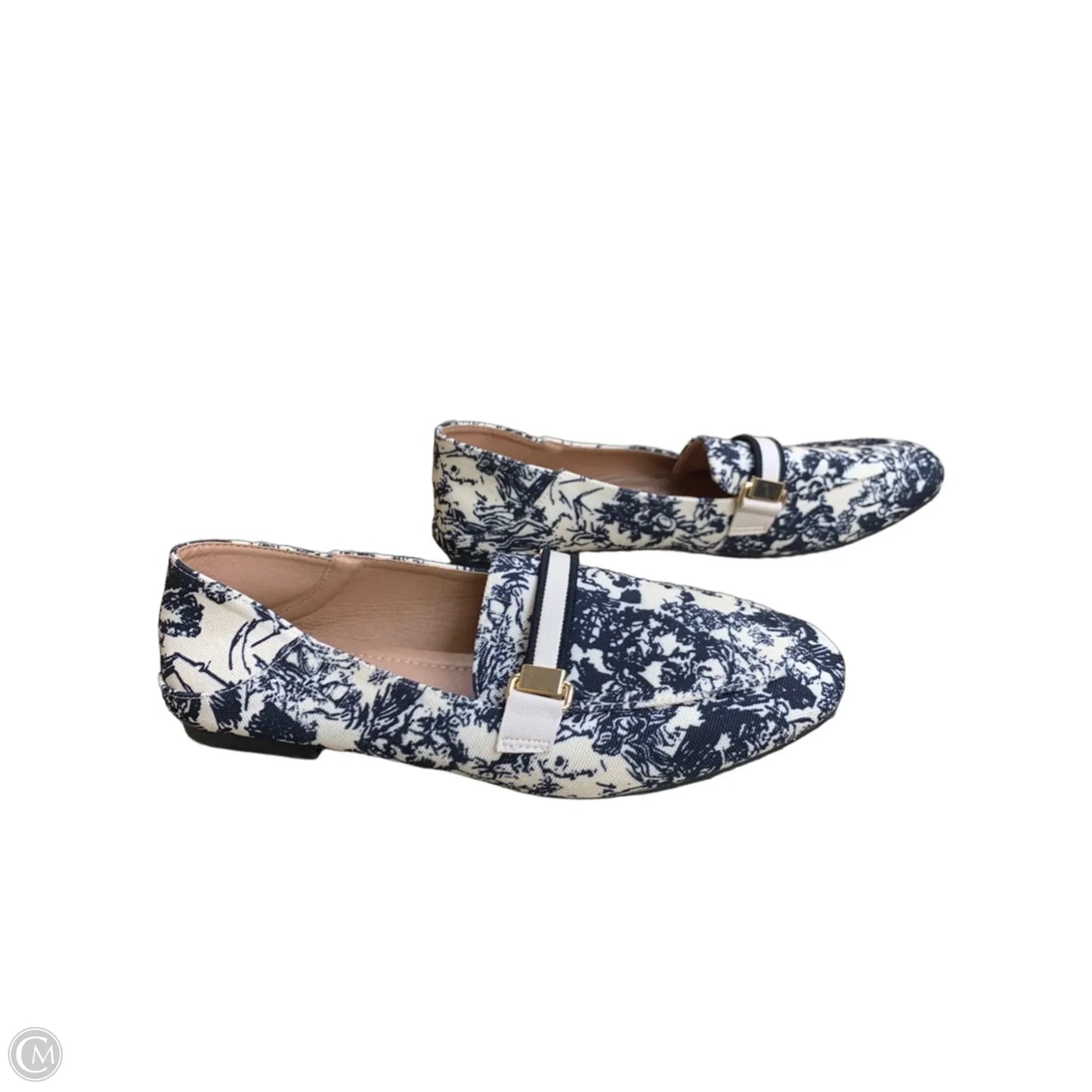 Shoes Flats By Cmf In Black & Cream, Size: 9.5