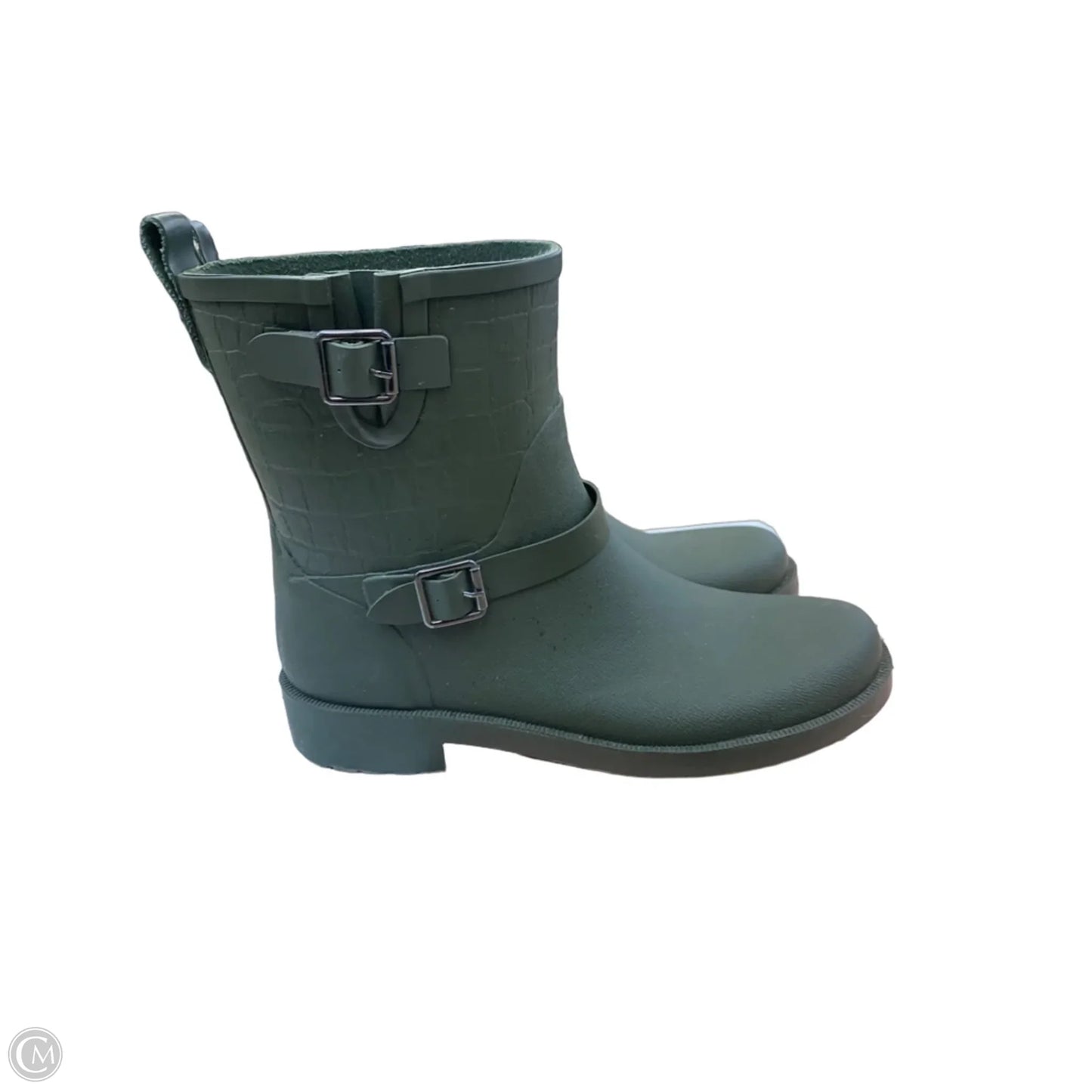 Boots Rain By Cmf In Green, Size: 8.5
