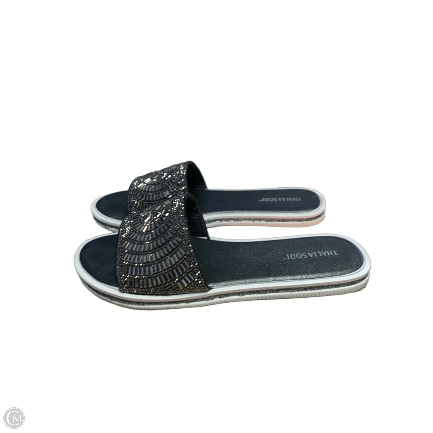 Sandals Flats By Thalia Sodi In Black, Size: 11