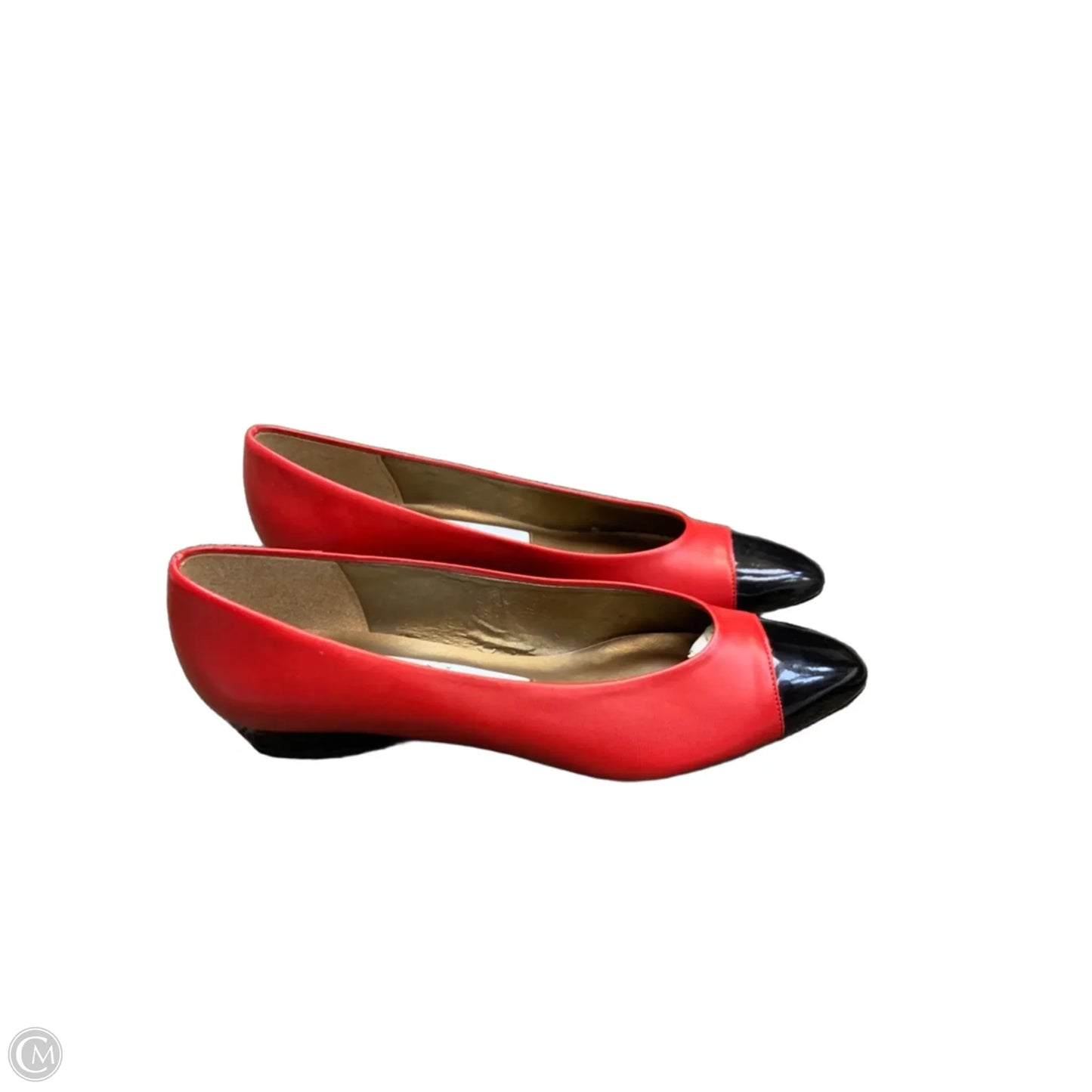 Shoes Heels Kitten By Naturalizer In Black & Red, Size: 8