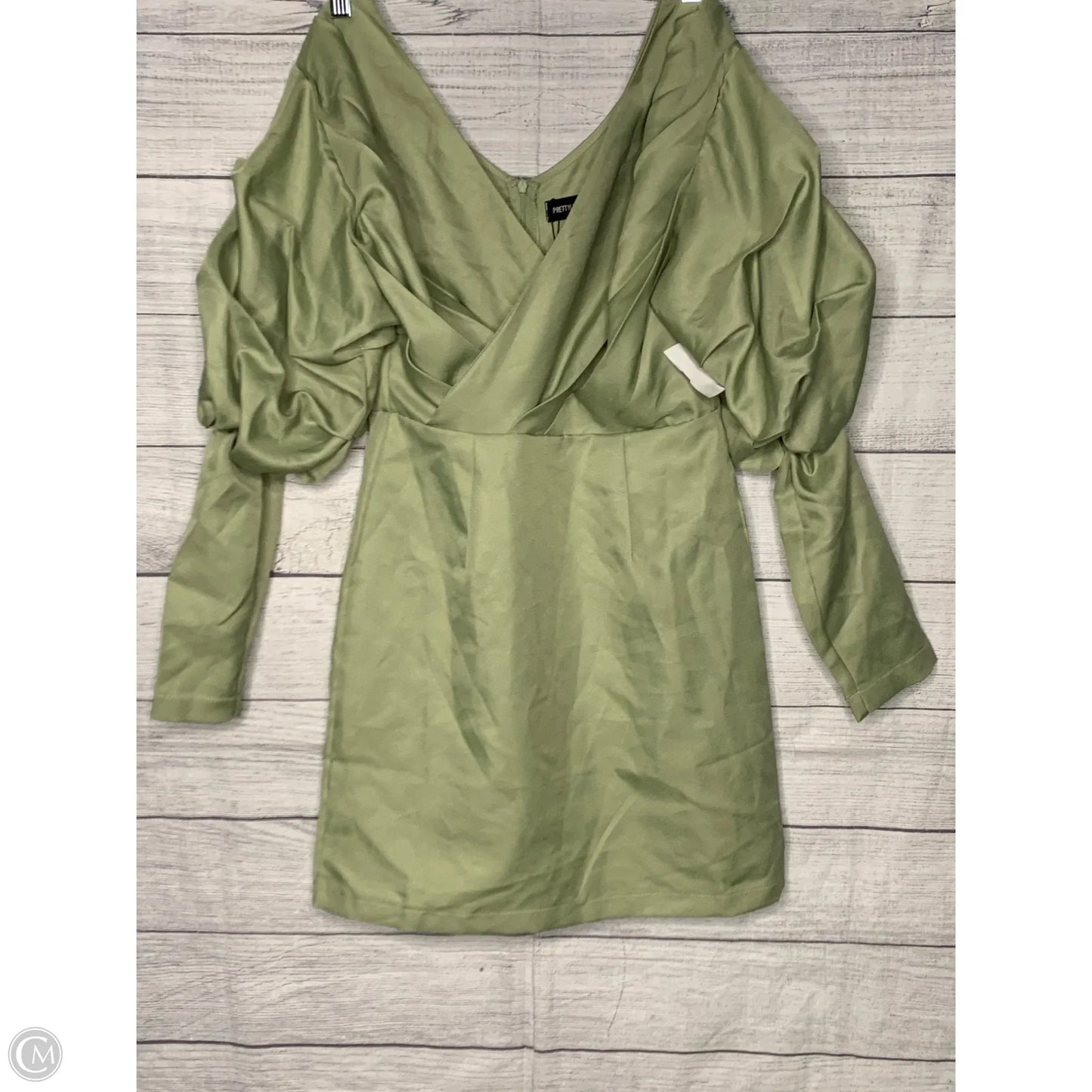 Dress Casual Midi By Pretty Little Thing In Green, Size: 2