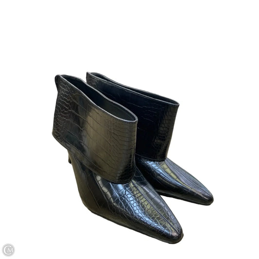 Boots Ankle Heels By Fashion Nova In Black, Size: 10