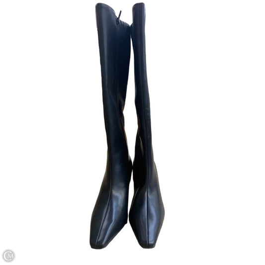 Boots Knee Heels By Inc In Black, Size: 7.5