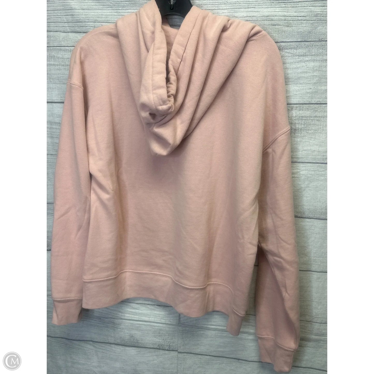 Sweatshirt Hoodie By Calvin Klein In Pink, Size: L