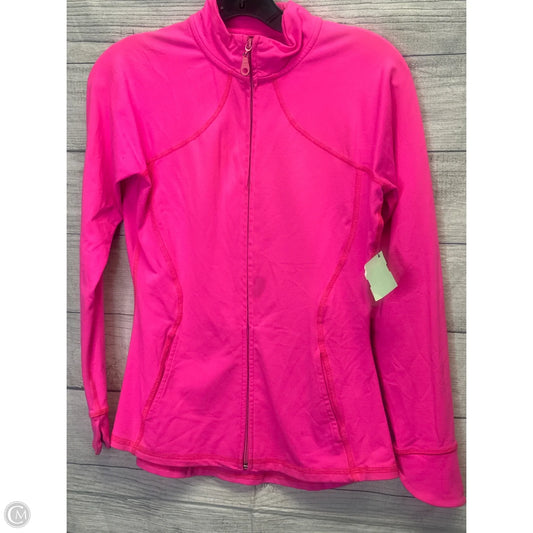 Athletic Jacket By Cmf In Pink, Size: S