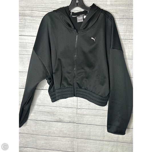 Athletic Jacket By Puma In Black, Size: 3x