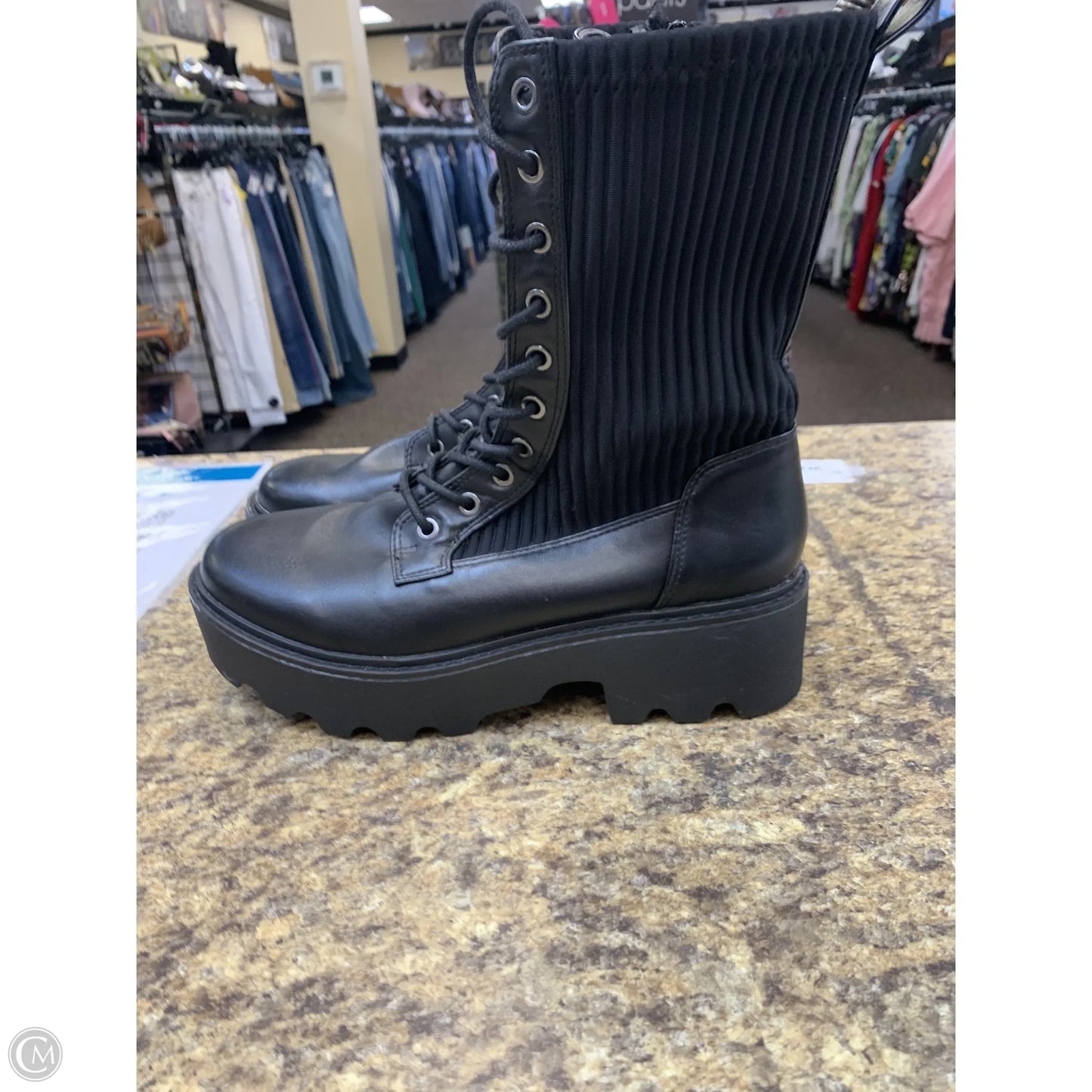 Boots Combat By Bar Iii In Black, Size: 9