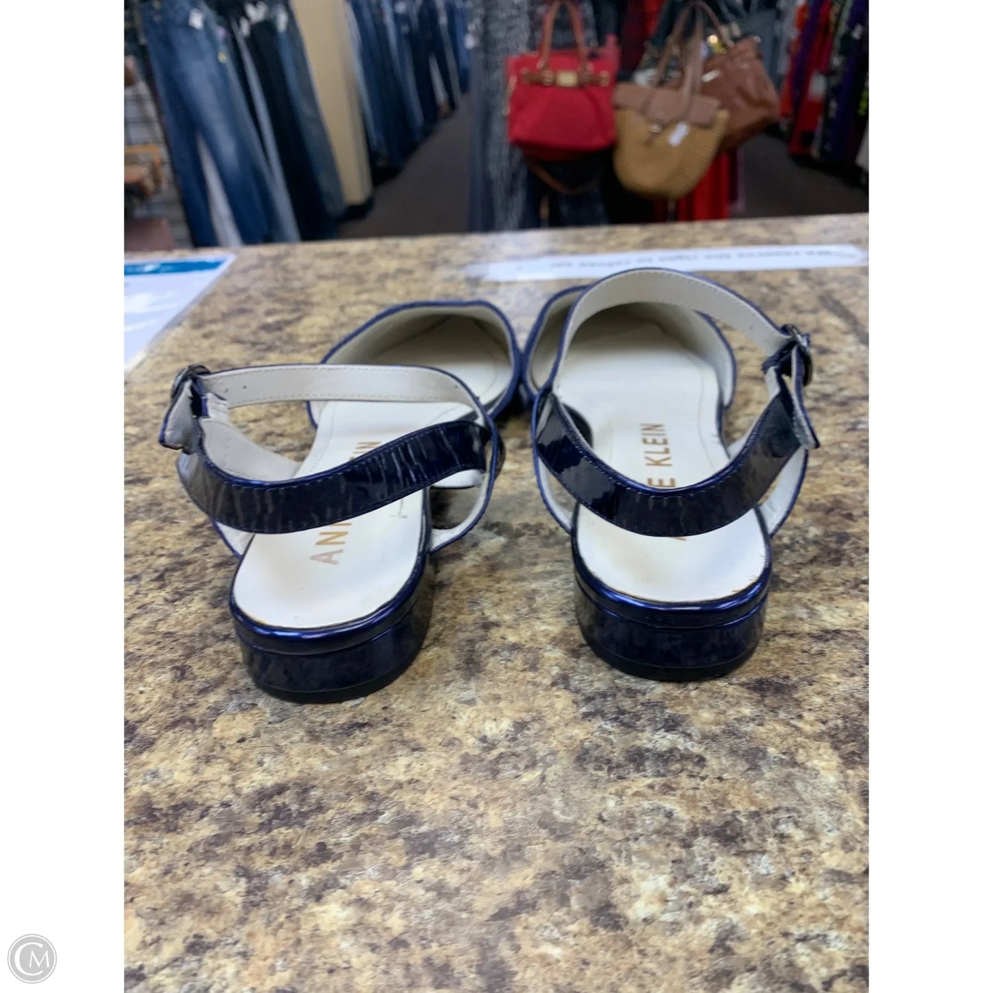 Shoes Flats By Anne Klein In Navy, Size: 9