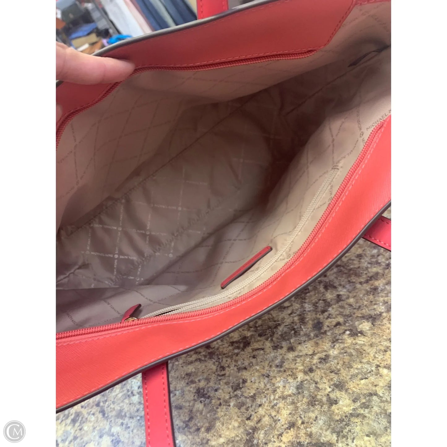 Tote Leather By Michael By Michael Kors, Size: Large