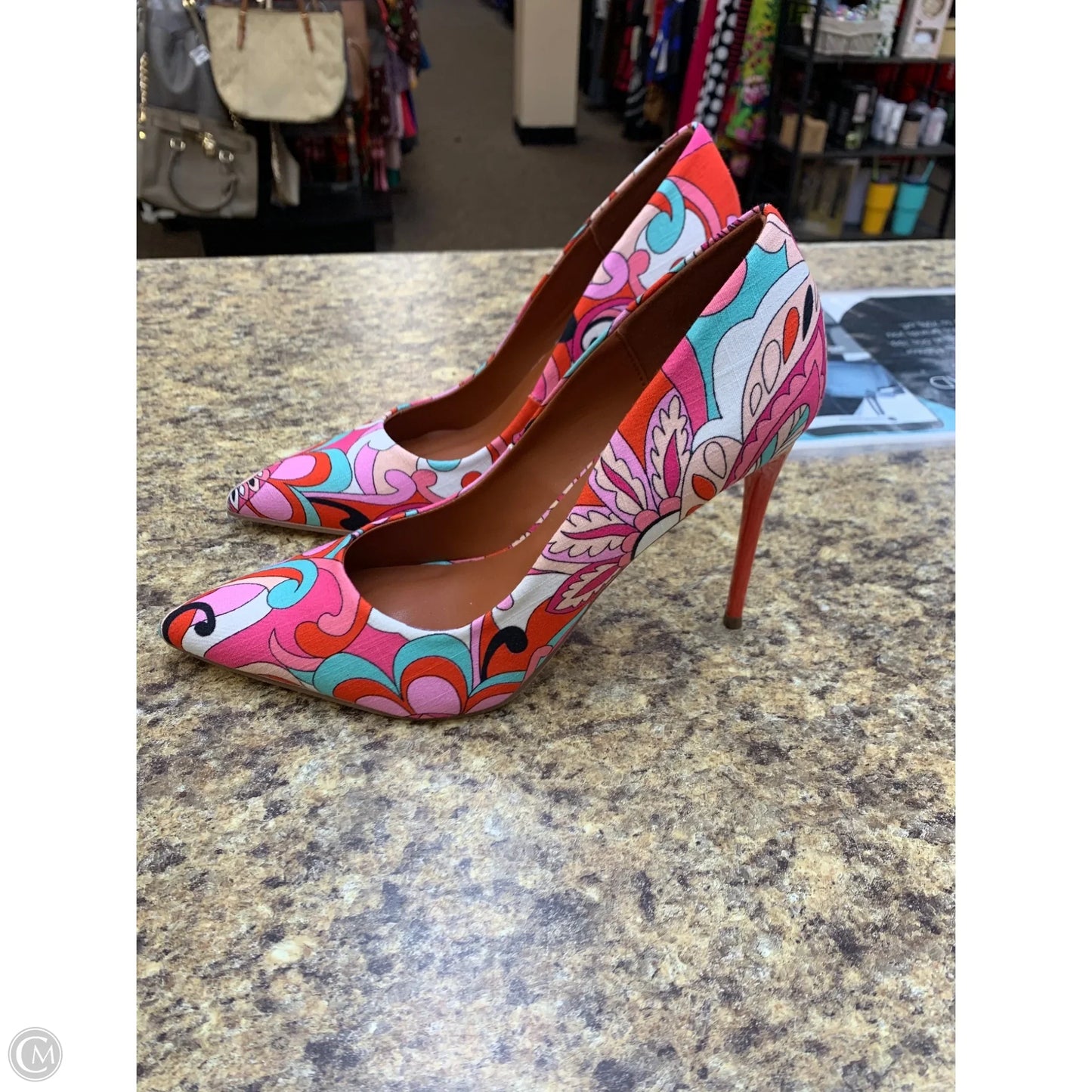 Shoes Heels Stiletto By Liliana In Multi-colored, Size: 7.5