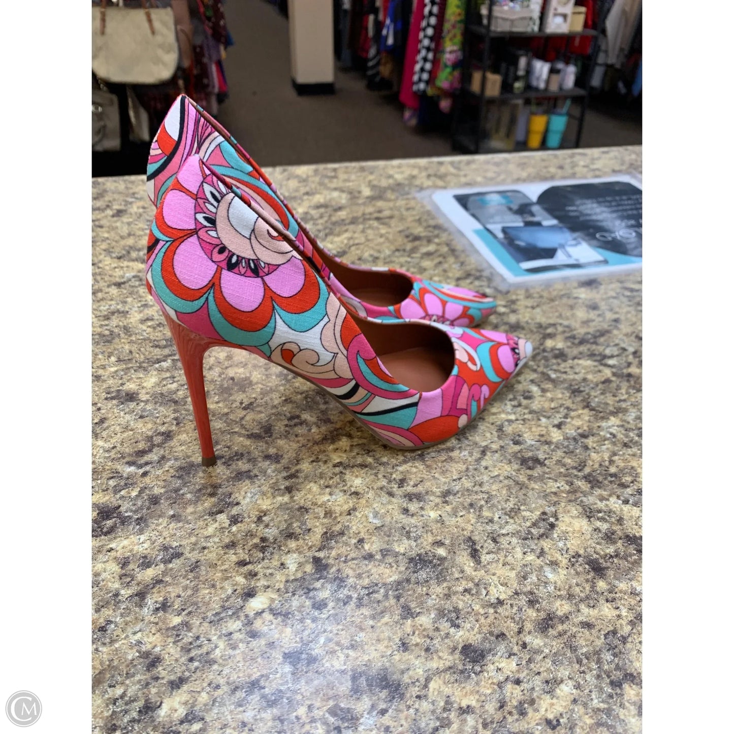 Shoes Heels Stiletto By Liliana In Multi-colored, Size: 7.5