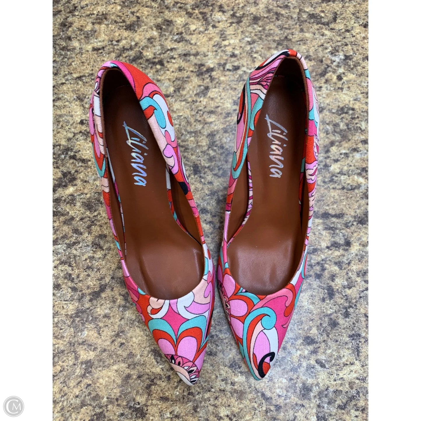 Shoes Heels Stiletto By Liliana In Multi-colored, Size: 7.5