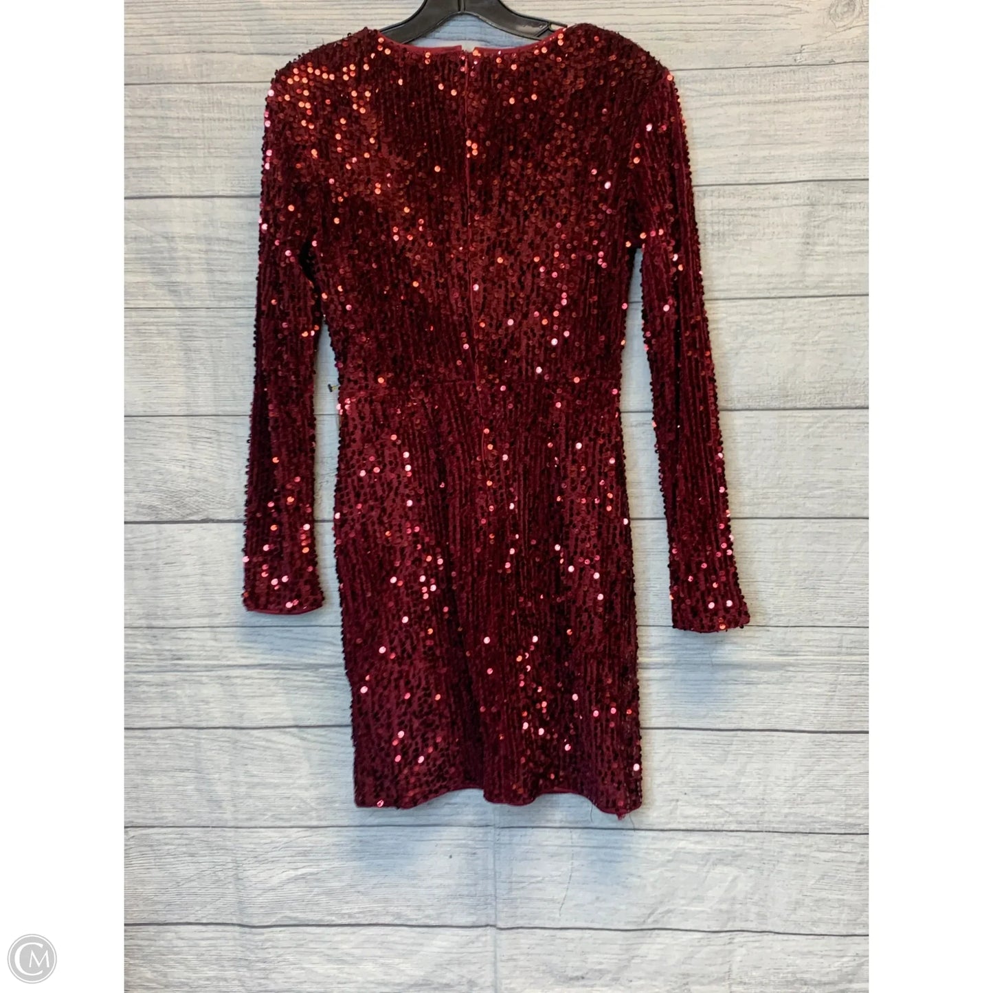 Dress Party Midi By Shein In Red, Size: Xs