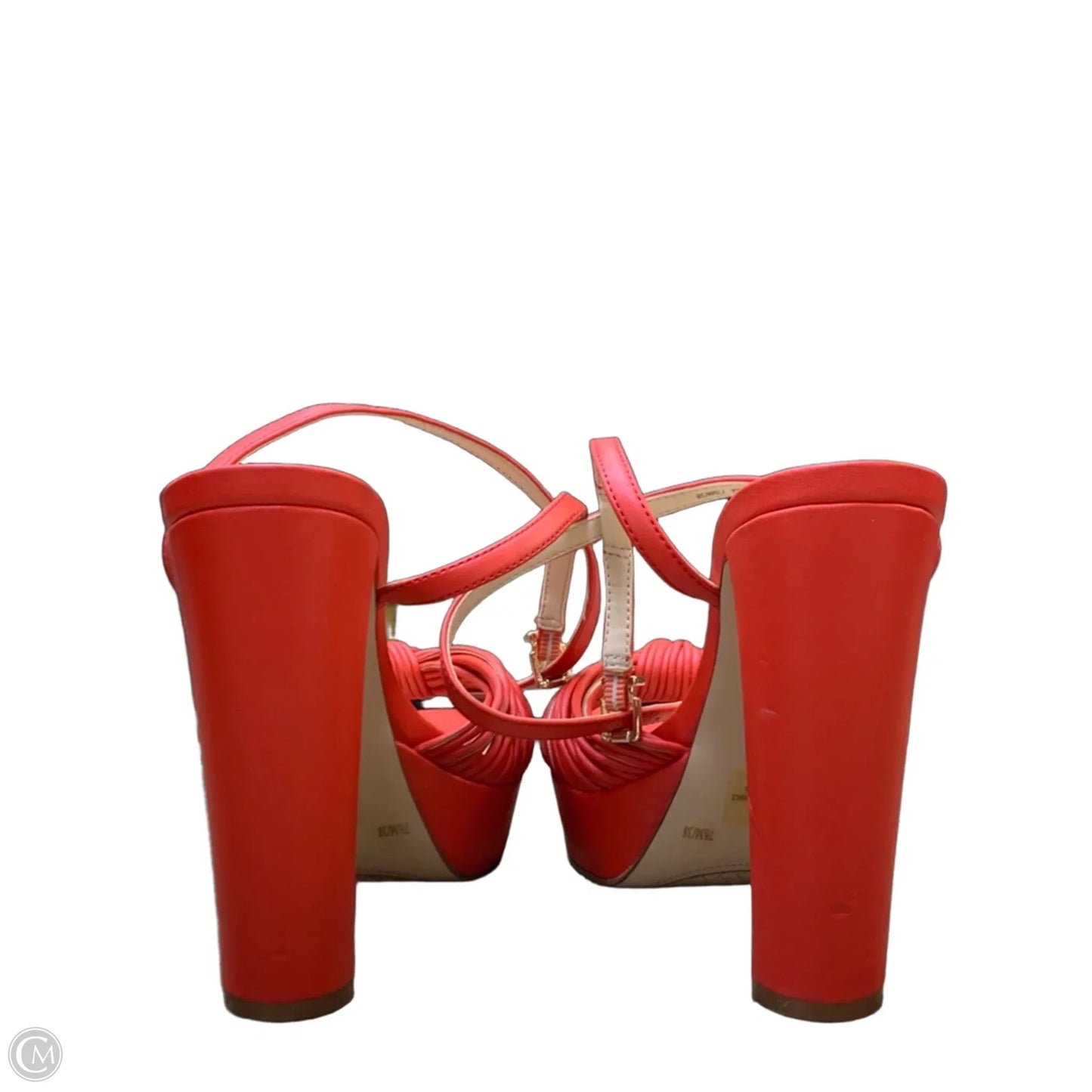 Sandals Heels Platform By Jessica Simpson In Red, Size: 7.5