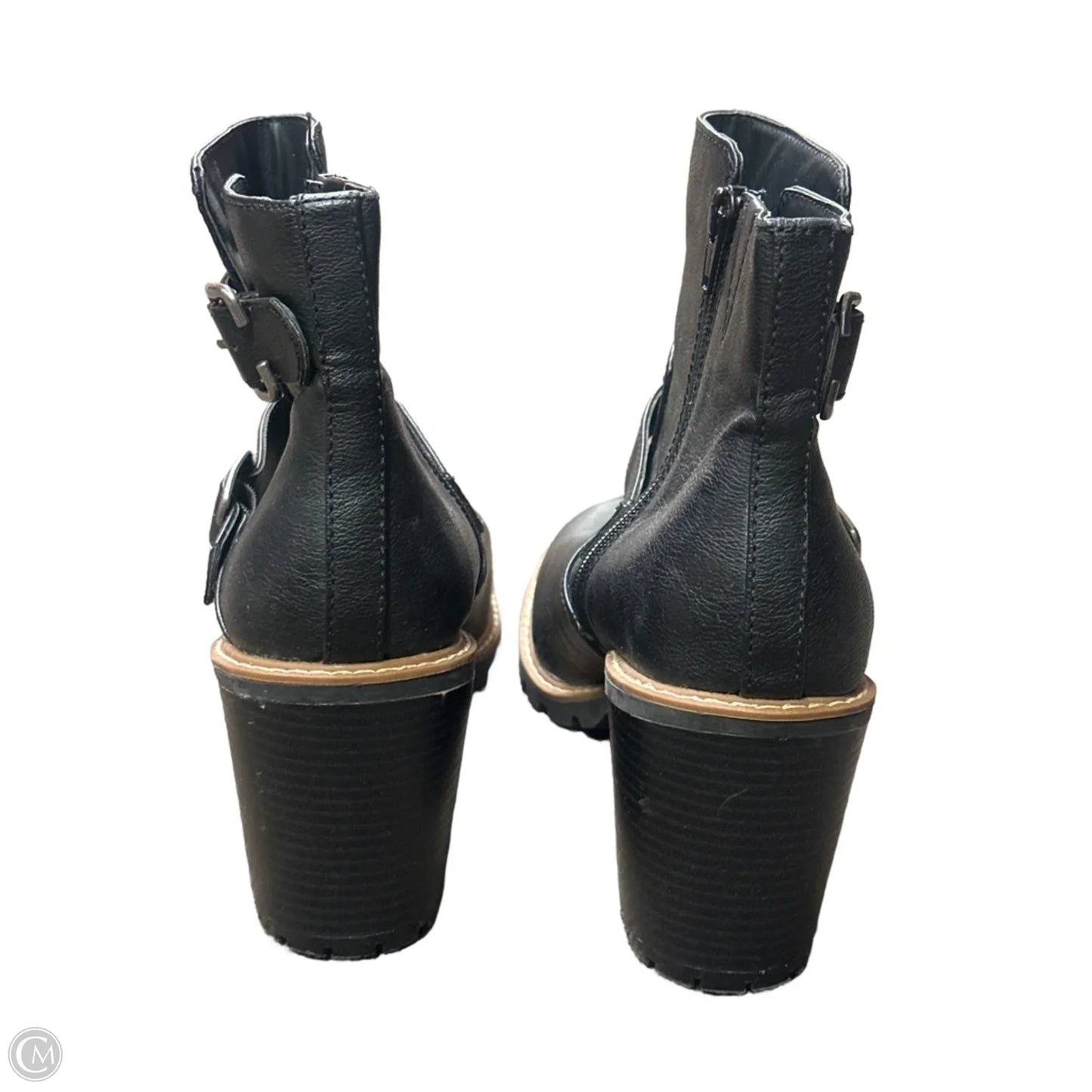 Boots Ankle Heels By Cmf In Black, Size: 11