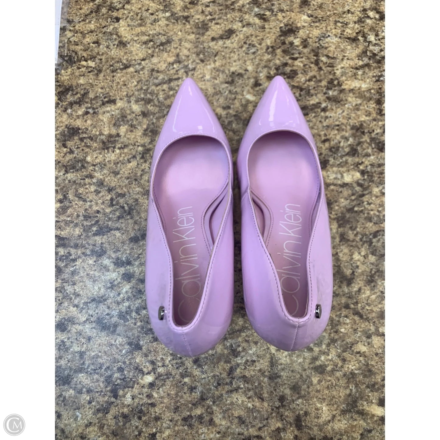 Shoes Heels Kitten By Calvin Klein In Purple, Size: 9
