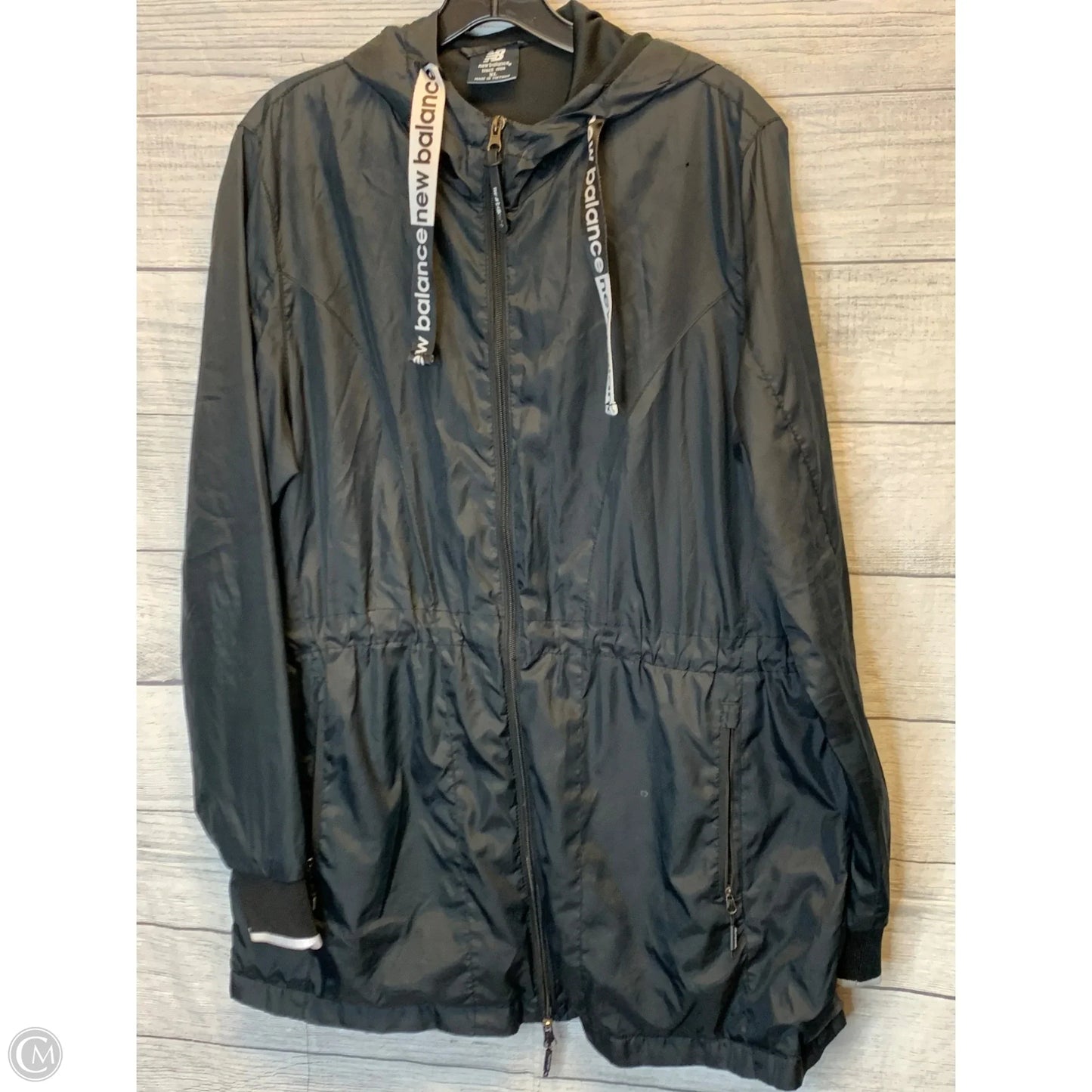 Athletic Jacket By New Balance In Black, Size: Xl