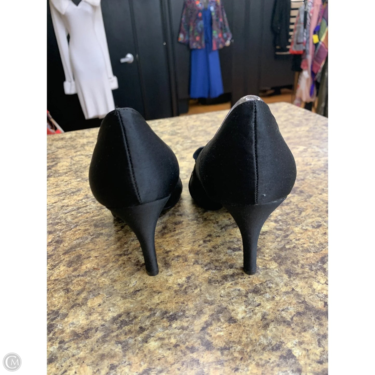 Shoes Heels Kitten By Cmf In Black, Size: 8