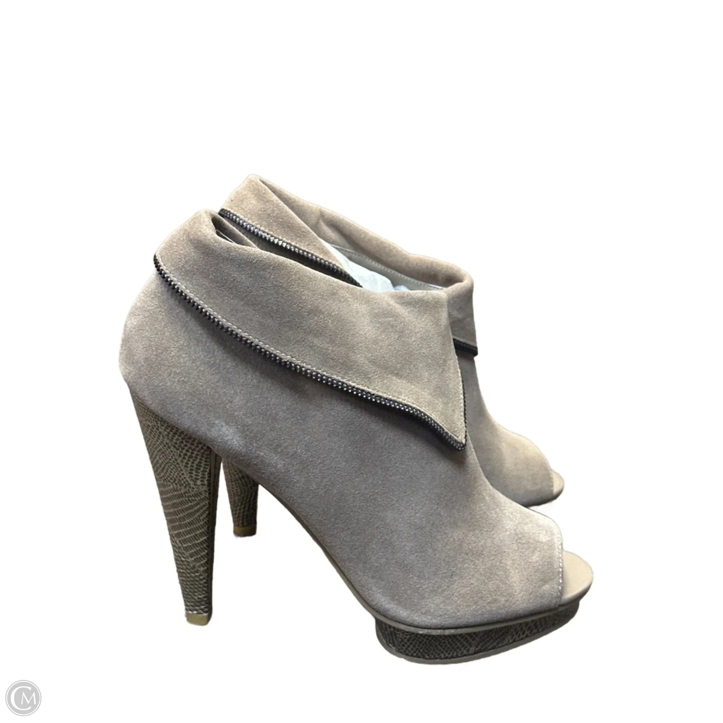 Shoes Heels Platform By Steve Madden In Taupe, Size: 11