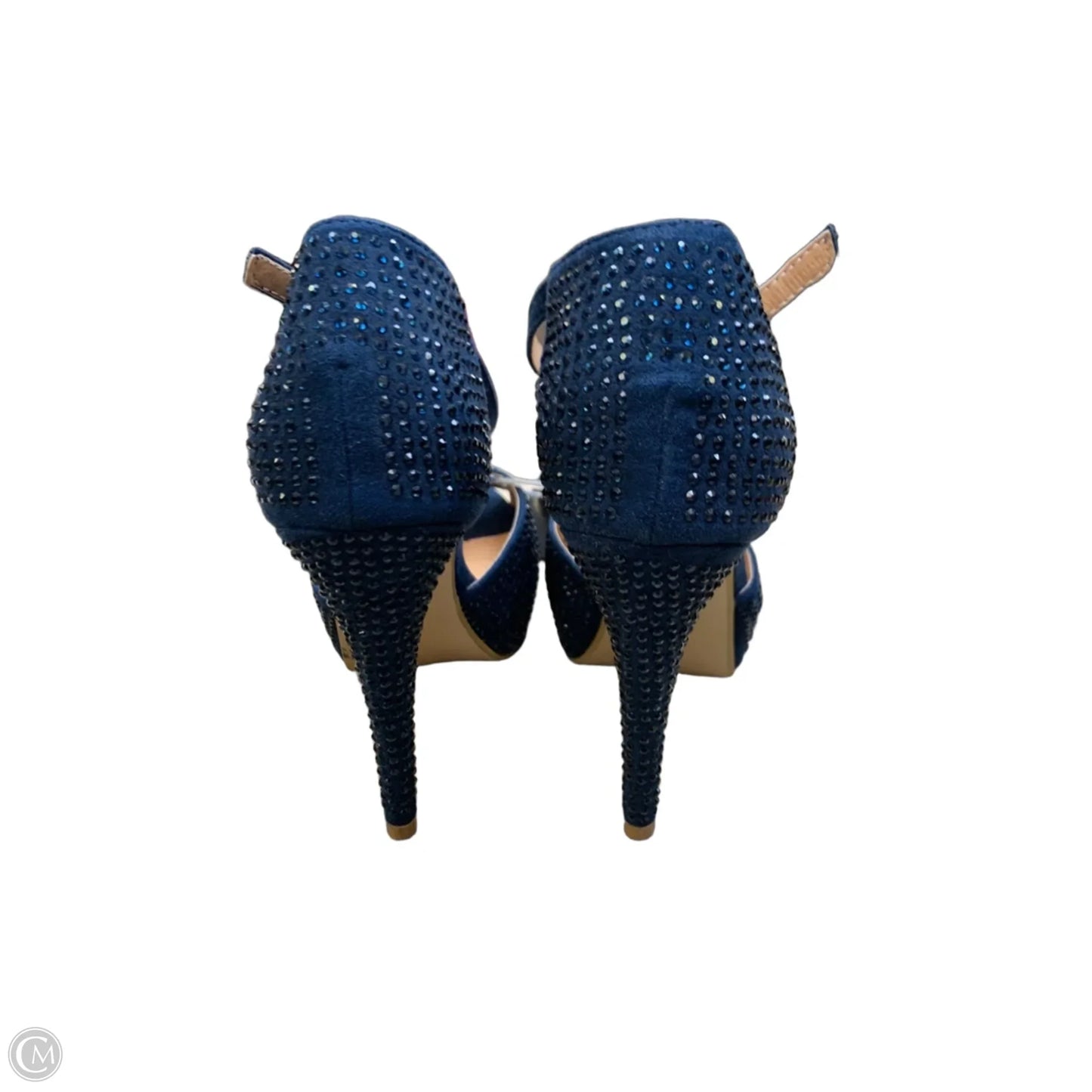 Shoes Heels Platform By Cmf In Navy, Size: 7.5